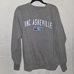 UNC Asheville Gray Sweatshirt Team Spirit
